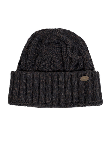 Svört/brún-tvíd - Akrar, húfa