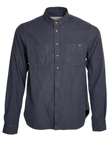 Blár-röndótt / S - Eystri-Skógar, skyrta