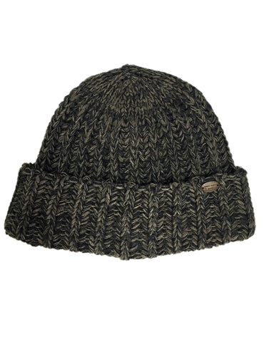 grænn - tvíd - Hnaus húfa, græn