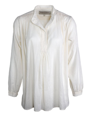 beinhvítur / S - Skálavík, blússa