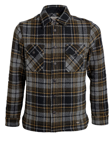 Svart-köflótt / XS - Stóru-Skógar skyrtujakki, svart-köflóttur