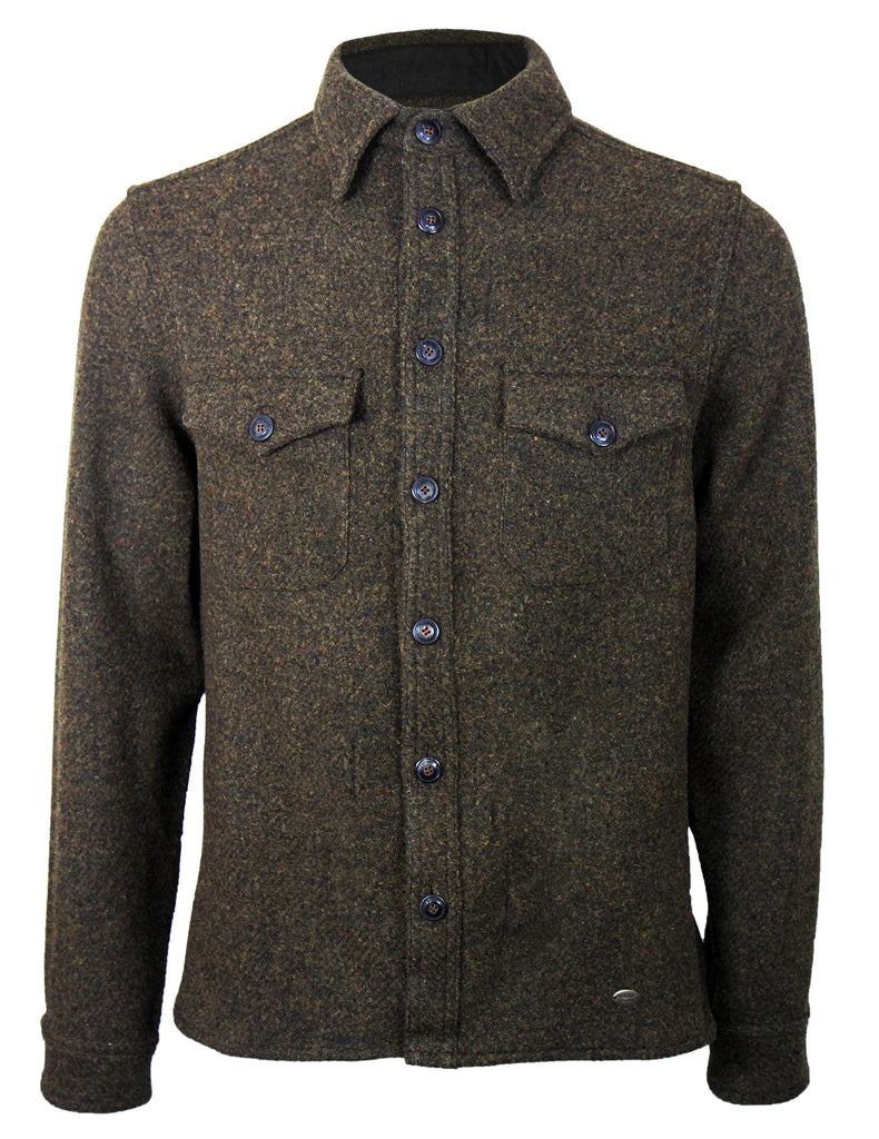 Stóru-Skógar skyrtujakki, mosa-tvíd