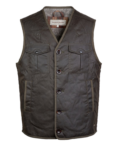 dökkgrænn / XS - Vogar, vaxvesti